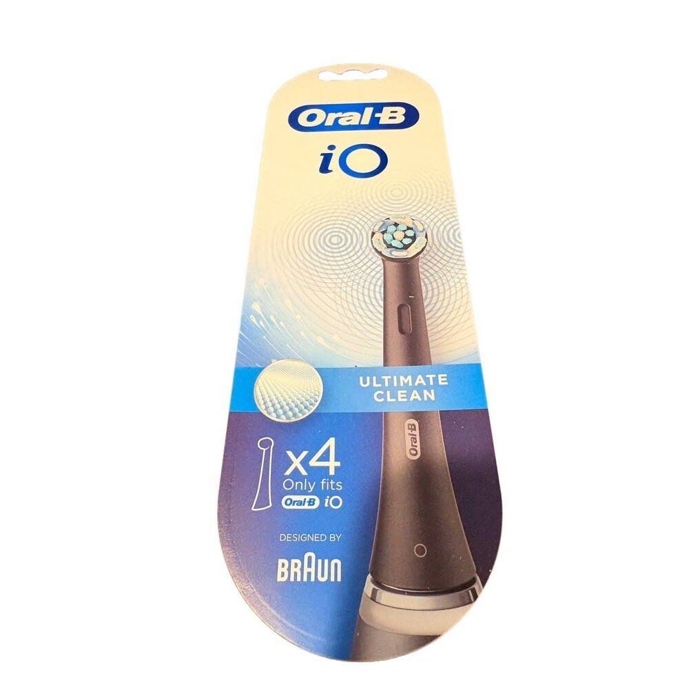 oral-b io ultimate clean replacement brush heads, 4 Pack Sealed
